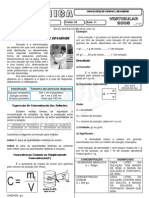 Química - Pré-Vestibular Impacto - Concentração Comum e Densidade