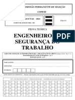 Engenheiro de Segurança Do Trabalho Prova e Gabarito