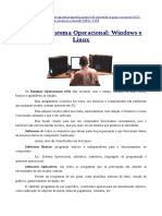 Noções de Sistema Operacional - Windows e Linux