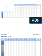 Sample Project Schedule