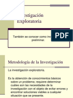 Investigación Exploratoria