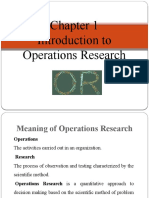 Introduction To Operations Research