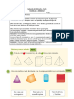 Evaluación de Matemática (Figuras 3d y Perimetro)