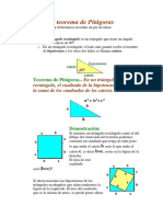 El Teorema de Pitágoras