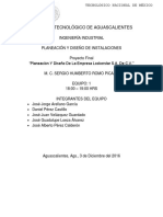 Proyecto Final Planeación y Diseños de Instalaciones