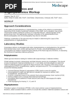 Polyhydramnios and Oligohydramnios Workup - Approach Considerations, Laboratory Studies, Imaging Studies