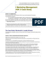 MKG701 Marketing Management TASK 3 Case Study