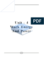 Unit - 4 Work Energy and Power