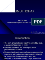 Pneumothorax: Xie Can Mao 1st Affiliated Hospital of Sun Yat-Sen Universty