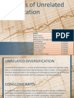 Strategies of Unrelated Diversification