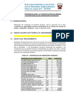 TDR - Materiales de Ferretería