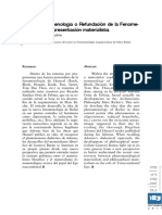 Alberto Hidalgo Tuñon, Nueva Fenomenología, o Refundación