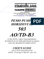 PERISSINOTO PUMP - 88A-06 - 503 AOTD-B3 - Rev.1