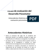 Escala de Evaluación Del Desarrollo Psicomotor de 0-24.