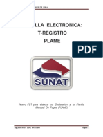 Planilla Electronica, T - Registro y Plame