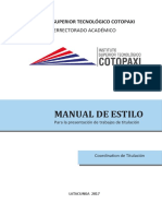 Manual de Estilo ISTC