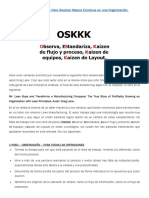 Metodología OSKKK para Realizar Mejora Continua en Una Organización