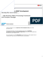 Development of Custom Transactional Applications With ABAP and Our Project Was