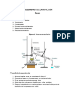 Procedimiento para La Destilación