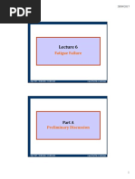 Lecture 6 Fatigue Failure