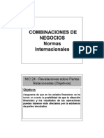 Combinaciones de Negocios Normas Internacionales