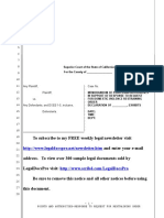 Sample Opposition To Request For Domestic Violence Restraining Order in California