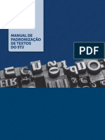 STJ - Manual de Padronização de Textos - 2016