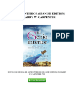 El Genio Interior Spanish Edition by Harry W Carpenter