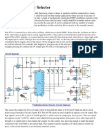 Pushbutton Relay Selector