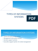 Types of Information Systems