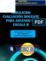 01 SIMULACRO de Evaluación para Ascenso de Escala 2016