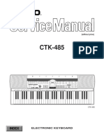 Casio CTK-485 Service Manual