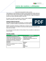 Guia y Ejercicios de Costos y Utilidades