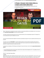 Football Manager 2017 Regen - Newgen Youth Intake Dates - FM Scout