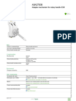 Product Data Sheet: Adapter Mechanism For Rotary Handle Ic60