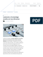 Latencia: El Enemigo Oculto en Tus Directos