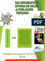 Barreras Geograficas en La Salud y Poblacion Peruana