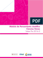 Guia de Orientacion Modulo Pensamiento Cientifico Ciencias Fisicas Saber Pro 2016 2 PDF