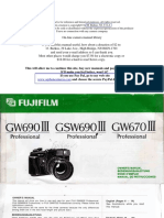 Fujifilm Gw690 III