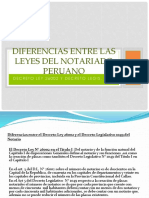 Diferencias Entre La Ley 1510 - DL 26002 y DL 1049