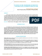 A Comparative Study On The Properties of Pervious Concrete For Pavements Using Flyash