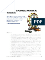 7 - Circular Motion and Rotation