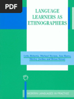 Celia Roberts-Language Learners As Ethnographers (2001)