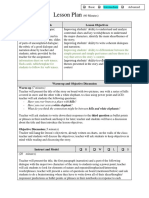 Lesson Plan Reading and Writing Grammar w5 Foj