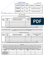 Higher Education Learning Agreement For Studies Studeifor Studies