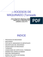 Proceso de Maquinado Torneado