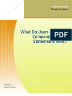 FERF Private Co User Survey