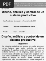 Diseno Analisis y Control de Un Sistema Pro