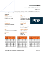 Datasheet LiYCY Cable