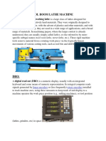 Tool Room Lathe Machine